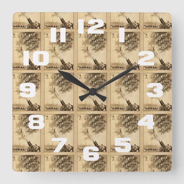 Horloge Carrée Loi du Victorian (Recto)