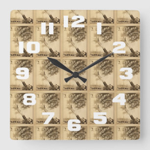 Horloge Carrée Loi du Victorian