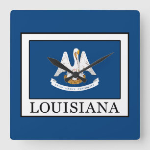 Horloge Carrée Louisiane