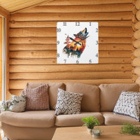 Loup hurlant double exposition coucher de soleil