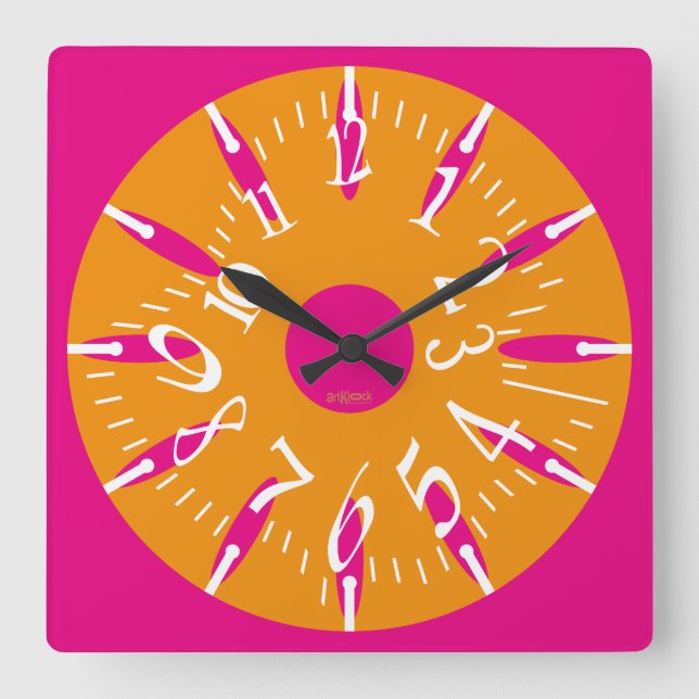 HORLOGE CARRÉE LOVE ART KLOCK DEFORMED DAKILIANO BY MASANSER (Recto)