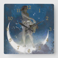 Luna Goddess at Night Scattering Stars
