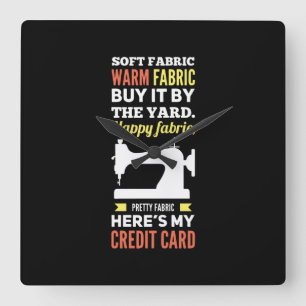 Horloge Carrée Machine à coudre