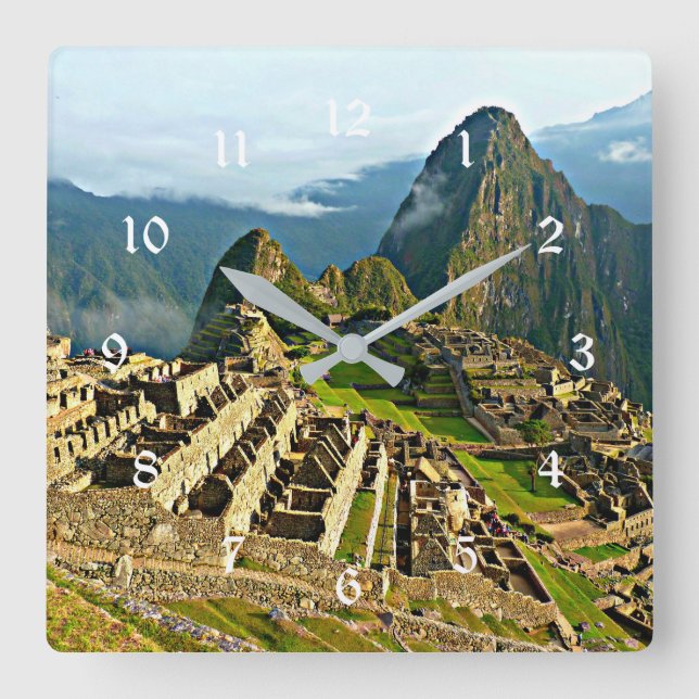Horloge Carrée Machu Picchu, Pérou (Recto)