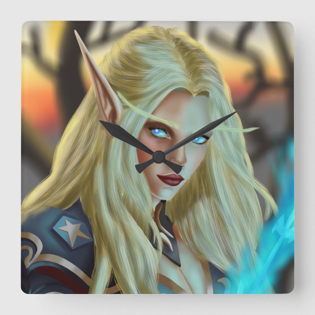 Horloge Carrée Magicien de Bloodelf (Recto)