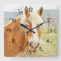 Magnifique ferme Horse & Campagne Carré Wall Clo