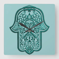Main de henné de Hamsa (Teal)