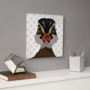 HORLOGE CARRÉE MALLARD