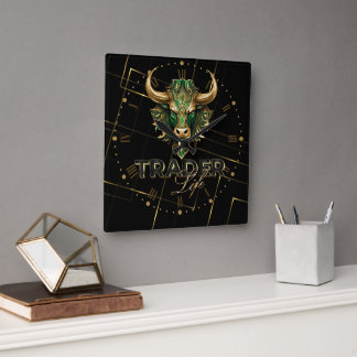Horloge Carrée Marché Bull | Vie du professionnel