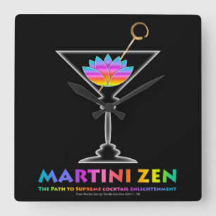 HORLOGE CARRÉE MARTINI ZEN WALL CLOCK