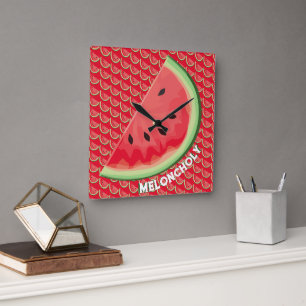 Horloge Carrée Meloncholy