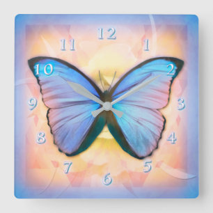 HORLOGE CARRÉE MÉTAMORPHOSE DE BUTTERFER