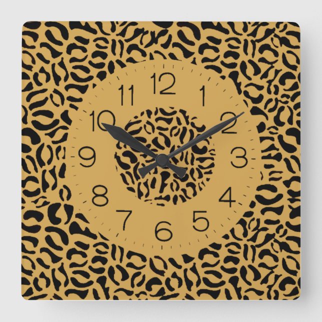 Horloge Carrée Moderne (Recto)