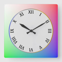 Moderne, élégant et simple Pastel Arc-en-ciel coul