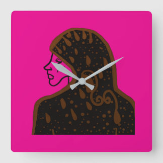 Horloge Carrée Mona Madonna Lisa