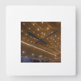 Horloge Carrée Montre murale pour salon minimal