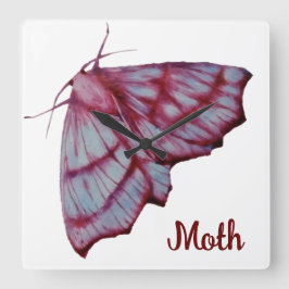 Horloge Carrée Moth
