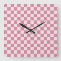 Motif à carreaux rose poussiéreux