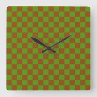 Motif damier pomme caramel