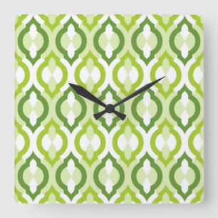 Horloge Carrée Motif marocain de style