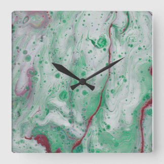 Horloge Carrée Mountains style.