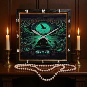 Horloge Carrée Né à Hunt Hunter