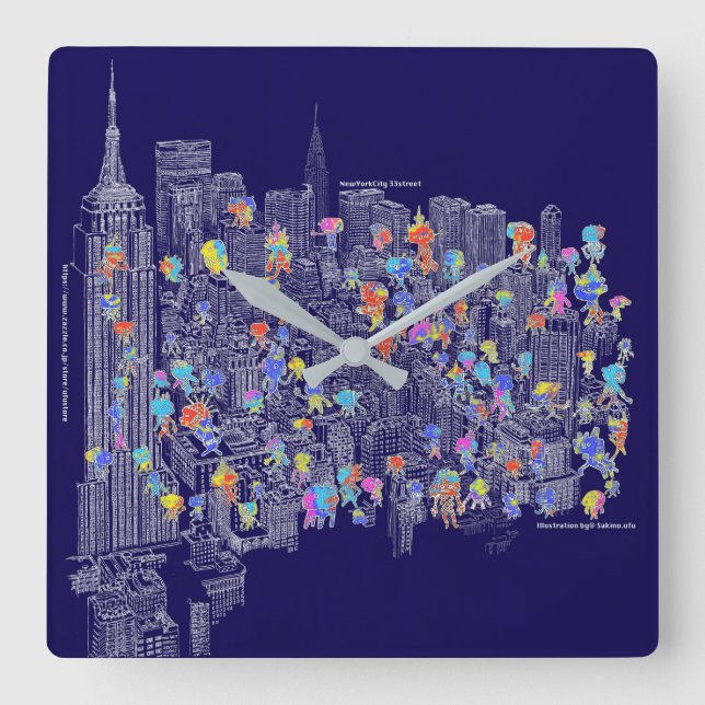 Horloge Carrée NewYorkCity 33st. (Recto)