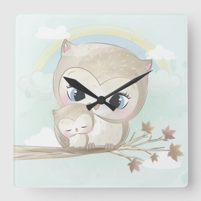 Horloge Carrée Nice (Recto)