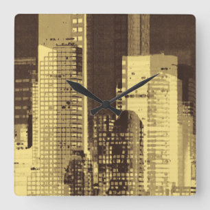 Horloge Carrée Nightline III
