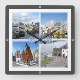 Horloge Carrée NIR004 GALWAY, Irlande,