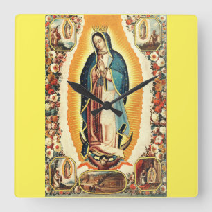Horloge Carrée Notre-Dame de Guadalupe, Art Radieux