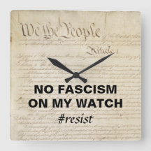 Nous les personnes aucun fascisme sur ma montre