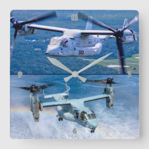HORLOGE CARRÉE OSPREY MV-22B
