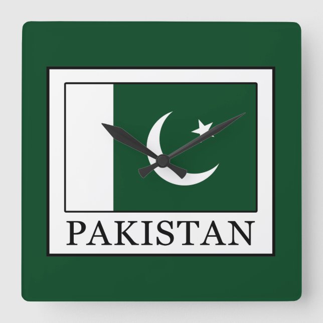 Horloge Carrée Pakistan (Recto)