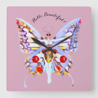 Papillon de la Dame Bejeweled Image Art Déco