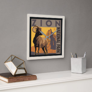 Horloge Carrée Parc national de Zion Ram