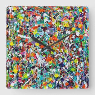 Horloge Carrée Parti Comme c'est 1999 Wall Clock