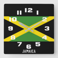 Pays d'île tropical de drapeau jamaïcain de la
