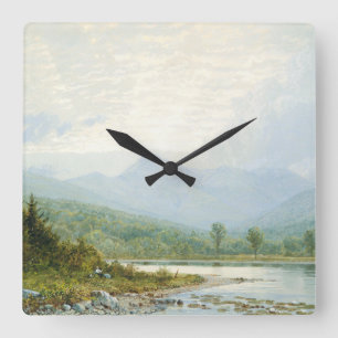Horloge Carrée Paysage des beaux-arts de Mountain Creek