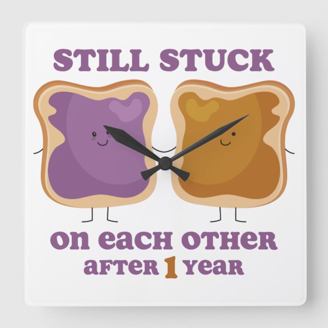 Horloge Carrée PBJ 1st Anniversary (Recto)