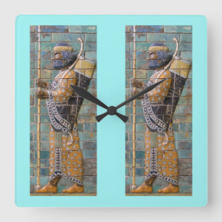 Horloge Carrée Persian Warrior