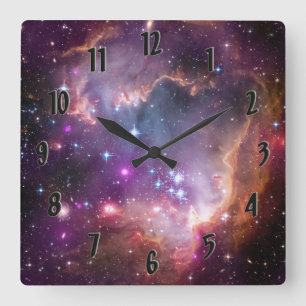 Horloge Carrée Petit nuage de Magellanic