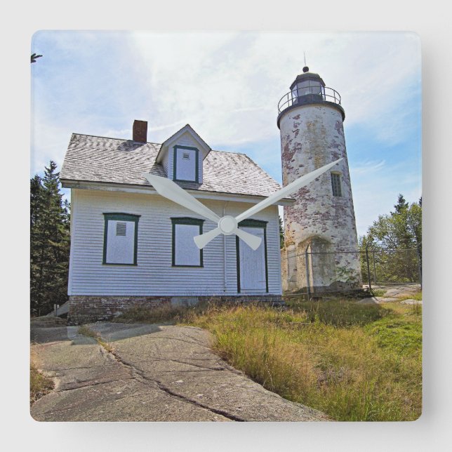 Horloge Carrée Phare de Baker Island, Maine (Recto)