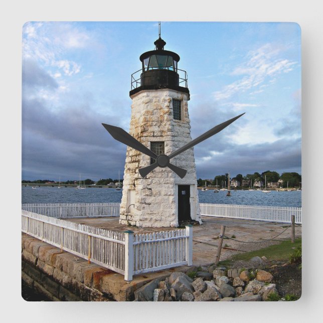 Horloge Carrée Phare de Goat Island, Rhode Island (Recto)