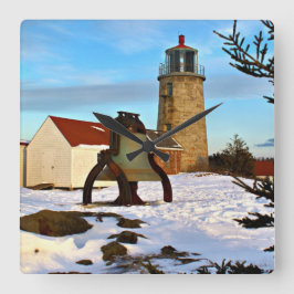 Horloge Carrée Phare de l'île de Monhegan, Maine