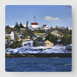 Horloge Carrée Phare de l'île de Monhegan, Maine