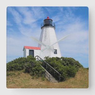 Horloge Carrée Phare de Plymouth, Massachusetts "le Gurnet"