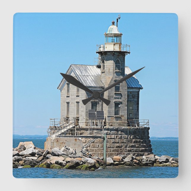 Horloge Carrée Phare de Stratford Shoal, Connecticut (Recto)