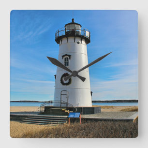 Horloge Carrée Phare d'Edgartown Harbour, Martha's Vineyard MA