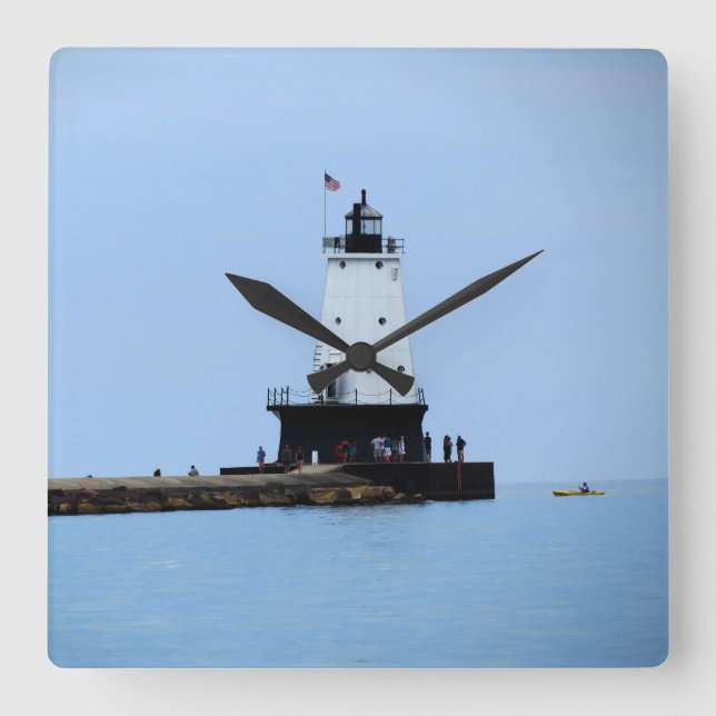 Horloge Carrée Phare municipal de Ludington (Recto)